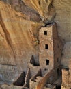 Anasazi Ruins at Mesa Verde National Park Royalty Free Stock Photo