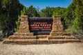 Mesa Verde National Park Entrance Sign Royalty Free Stock Photo