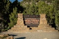 Mesa Verde National Park Entry Sign Royalty Free Stock Photo