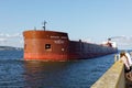 Mesabi Miner ship in the canal Royalty Free Stock Photo