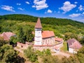 Mesendorf Saxon Fortified Church near Brasov, Transylvania, Romania