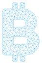 Bitcoin Letter Vector Mesh 2D Model