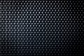 Mesh black texture. Dark polyester fiber material for sport cloth or abstract weave background. Synthetic pattern for Royalty Free Stock Photo