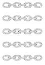 Blockchain List Vector Mesh 2D Model Royalty Free Stock Photo