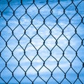 Mesh fence Royalty Free Stock Photo