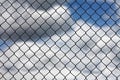 Mesh fence abstract background Royalty Free Stock Photo