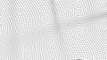 Mesh grid lattice background, pattern, security space distorted wave guilloche