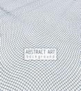 Mesh lines 3d vector design, abstract background dimensional low Royalty Free Stock Photo