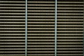 Radiator grille, metal industrial background