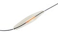 mesh metal nitinol self-expandable stent 3D rendering for endovascular surgery isolated on white background. Clipping path