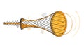 Mesh Net Trap or Strainer Vector Illustration, vector design Generative AI Royalty Free Stock Photo