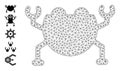 Mesh Network Artificial Nanobot Icon