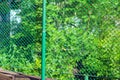 Mesh panel fencing Royalty Free Stock Photo