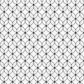 Mesh seamless pattern, thin wavy lines, delicate lattice Royalty Free Stock Photo