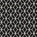 Mesh seamless pattern, thin wavy lines. Texture of lace, weaving Royalty Free Stock Photo