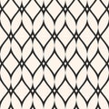 Mesh seamless pattern, thin wavy lines. Texture of lace, weaving Royalty Free Stock Photo