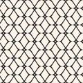 Mesh seamless pattern, thin wavy lines. Texture of lace, weaving, net, lattice. Royalty Free Stock Photo