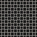 Mesh seamless pattern. Vector texture of wavy grid, weaving, smooth lattice Royalty Free Stock Photo