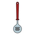 Mesh skimmer icon, kitchen utensils design Royalty Free Stock Photo