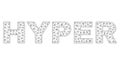 Polygonal 2D HYPER Text Label