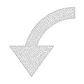 Mesh Vector Rotate Ccw Icon Royalty Free Stock Photo