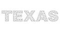 Polygonal 2D TEXAS Text Tag