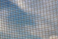 Mesh woven from a rope with a blur in the background in the rays of clear sun against the blue sky. Transparent light burrowing. D Royalty Free Stock Photo