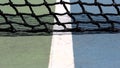 Meshes of tennis, blue, white, green and black color