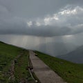 Mesmerising sunlight through clouds