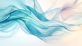 Blue wave abstract art background Royalty Free Stock Photo