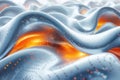 Futuristic Twisted Lines Abstract Background Design Illustration