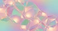 Iridescent Pastel Geometric Crystal Abstract Background Royalty Free Stock Photo