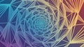 Abstract Geometric Spiral Gradient Background Royalty Free Stock Photo