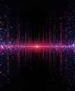 Futuristic Digital Data Stream Abstract Background Royalty Free Stock Photo