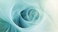 Mesmerizing abstract background showcasing a spiral sound wave rhythm line in soft blues and greens