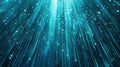 Mesmerizing abstract blue points background with falling cyber particles, showcasing a big data stream in stunning 3D rendering Royalty Free Stock Photo