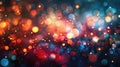 Mesmerizing Abstract Bokeh Lights Pattern with Blurred and Sharp Effects. Royalty Free Stock Photo