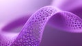 Purple day concept. Purple Fractal Patterns Forming Epilepsy Ribbon. Generative AI
