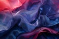 A mesmerizing abstract digital artwork featuring fluid, silk-like waves Royalty Free Stock Photo
