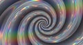 Abstract Holographic Spiral Background Royalty Free Stock Photo