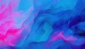 mesmerizing abstract liquid ink flow swirls, background pattern, vibrant neon purple blue pink red Royalty Free Stock Photo