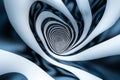Mesmerizing, abstract panorama with hypnotic, repeating patterns