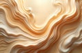 Mesmerizing abstract pattern of creamy swirls in warm tones. Fluid, smooth organic shapes create elegant design. Modern,