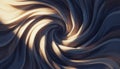 Mesmerizing abstract pattern with dynamic swirl and spiral vortex. beautiful hypnotic background with soft light Royalty Free Stock Photo