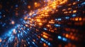 Data River: A Flow of Information Through the Digital Realm Royalty Free Stock Photo