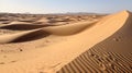 A Mesmerizing Aerial View of A Vast Desert Landscape Background