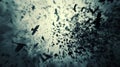 mesmerizing animation of a flock of birds, showcasing the underlying patterns