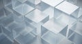Abstract clear glass cubes background texture pattern wallpaper design generative ai Royalty Free Stock Photo