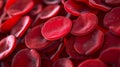 A mesmerizing array of platelets piled on top of each other like a stack of coins ready to form a clot to stop ing. .