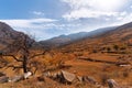 Mesmerizing autumn vista amid mountainous terrain. Royalty Free Stock Photo
